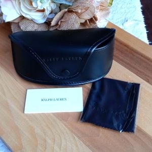 Ralph Lauren clamshell eyeglass or sunglass case